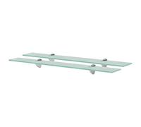 vidaXL Étagères murales flottantes en verre 70×10 cm 8 mm 2 pièces