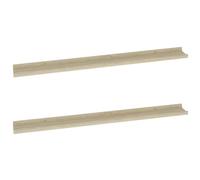 vidaXL Étagères murales 2 pcs Chêne Sonoma 100x9x3 cm