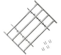 vidaXL Grille de sécurité de fenêtre réglable 2 pièces 1000–1500 mm anti-cambriolage