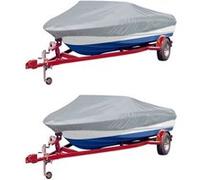 vidaXL Taud de bateau 2 pièces Gris 427-488 cm x 173 cm