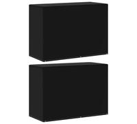vidaXL 2X Housses de Meubles de Jardin Barbecue Bâches de Protection de Salon de Patio Housses de Mobilier d'Extérieur 6 Œillets 180x80x125 cm