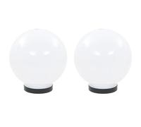 vidaXL 2x Lampe à LED sous Forme de Boule Sphérique 20 cm Eclairage Lumière