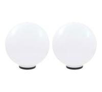 vidaXL Lampes de jardin LED sphériques 2 pièces 50 cm PMMA