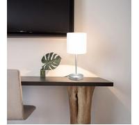 Vidaxl Lampe de table tactile - Blanc/Argenté