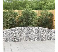 vidaXL Paniers à gabions 2 pcs 400 cm