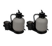 vidaXL Pompes à filtre à sable 277090 - 2 pièces - 600 W - 17 000 L/h