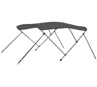 vidaXL 3-Bow Bimini Top Anthracite 183x180x137 cm