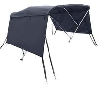 vidaXL 3-Bow Bimini-Top avec panneaux latéraux 183x(170-182)x137 cm