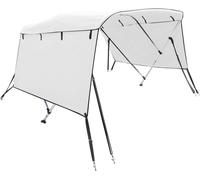 vidaXL 3-Bow Bimini-Top avec panneaux latéraux 183x(185-198)x137 cm