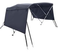vidaXL 3-Bow Bimini-Top avec panneaux latéraux 183x(185-198)x137 cm