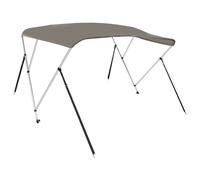 vidaXL 3-Bow Bimini-Top Gris 183x180x137 cm