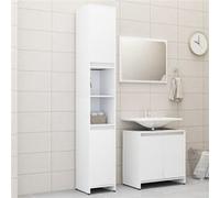 vidaXL Ensemble de meubles de bain 3 pcs Blanc