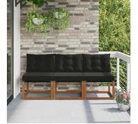 vidaXL 3 Pièce Canapé du milieu extérieur 900611