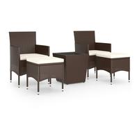VidaXL 3058371, Marron, Polyester, Résine, Acier, 445 mm, 460 mm