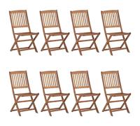VidaXL 3075029, Terrasse, siège rembourré, Bois d'acacia, Gris brun, Polyester, 485 mm