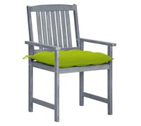 VidaXL 3078260, Terrasse, Siège rembourré, Acacia, Vert, Polyester, 610 mm