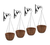 VidaXL 3188013 support de plante Métal Noir