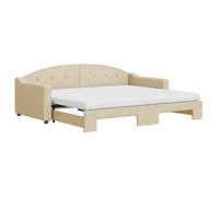 VidaXL 3197552 canapé lit sofa Crème Crème