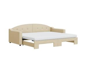 VidaXL 3197552 canapé lit sofa Crème Crème