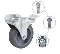 vidaXL 32 pcs. Roues pivotantes avec trou au dos 75 mm