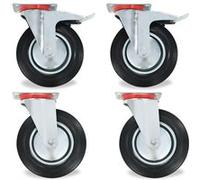 vidaXL 32 pcs. Roues pivotantes 200 mm