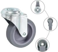 vidaXL 32 pcs. Roulettes pivotantes avec trou d'axe 75 mm