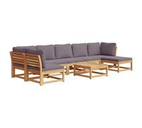 VidaXL 3214328, Gris foncé, Bois d'acacia, 110 kg, Adultes et enfants, 630 mm, 630 mm