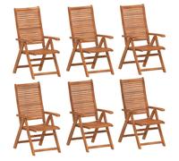 VidaXL 3214478, Terrasse, Assise rembourrée, Acacia, 110 kg, 46,5 cm, 55,5 cm