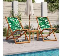 VidaXL 3214500, Terrasse, Eucalyptus, Polyester, Vert, 110 kg, 620 mm, 1120 mm