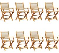 VidaXL 3214573, Terrasse, Assise rembourrée, Acacia, Polypropylène (PP), Beige, 110 kg, 540 mm