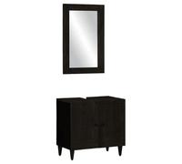 VidaXL 3310018 ensemble de meuble de salle de bain Noir