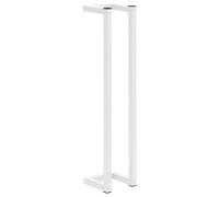 VidaXL 336116 porte-serviettes et anneau porte-serviettes Blanc Blanc