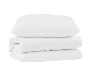 Vidaxl 3376847 Kit De Literie Blanc
