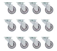vidaXL 36 pcs Roulettes pivotantes 50 mm