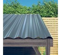 vidaXL 36x Panneaux de Toiture Tôles Profilées Bricolage Toit Cabane Abris de Jardin Étable Maison Mobile Acier Galvanisé 319129