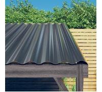 vidaXL Panneaux de toit 36 pcs. Acier revêtu par poudre Anthracite 60x36 cm