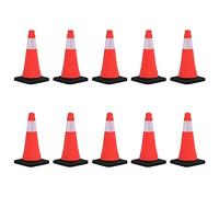 vidaXL 4/10x Cônes de Signalisation Réfléchissants Base Lourde 50/75 cm Marque