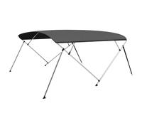 vidaXL 4-Bow Bimini Top Anthracite 243x(230-244)x137 cm