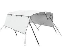 vidaXL 4-Bow Bimini-Top avec panneaux latéraux 243x(185-198)x137 cm