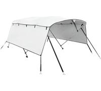 vidaXL 4-Bow Bimini-Top avec panneaux latéraux 243x(230-244)x137 cm