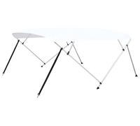 vidaXL 4-Bow Bimini Top Blanc 243x(230-244)x137 cm