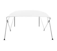 vidaXL 4-Bow Bimini Top blanc 243x210x137 cm