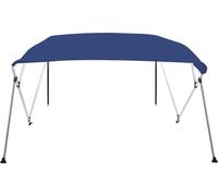vidaXL 4-Bow Bimini Top bleu 243x180x137 cm