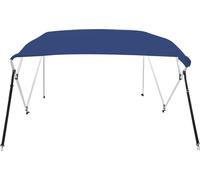 vidaXL 4-Bow Bimini Top bleu 243x196x137 cm