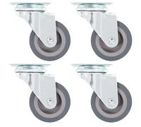 VidaXL 4 pcs Roulettes pivotantes 50 mm