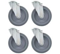 vidaXL 4 Roulettes pivotantes - 125 mm