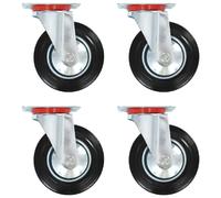 vidaXL 4 Roulettes pivotantes Ø160 mm