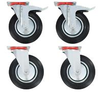 vidaXL Roulettes pivotantes 4 pcs. 200 mm