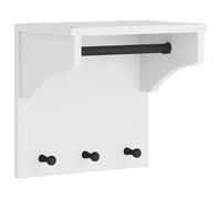 VidaXL 4010456 porte-manteaux Blanc Blanc