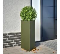 vidaXL 40x34,5x70 cm vert olive acier